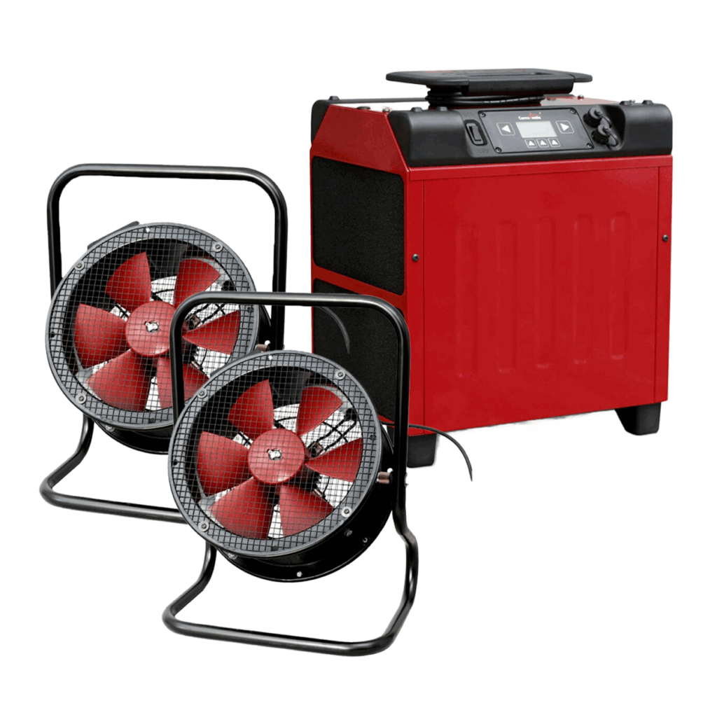 Condensatiedroger + 2 Ventilatoren COMBIDEAL